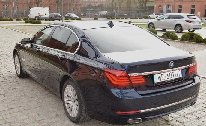 BMW Seria 7 cena 74500 przebieg: 271000, rok produkcji 2014 z Olsztyn małe 562